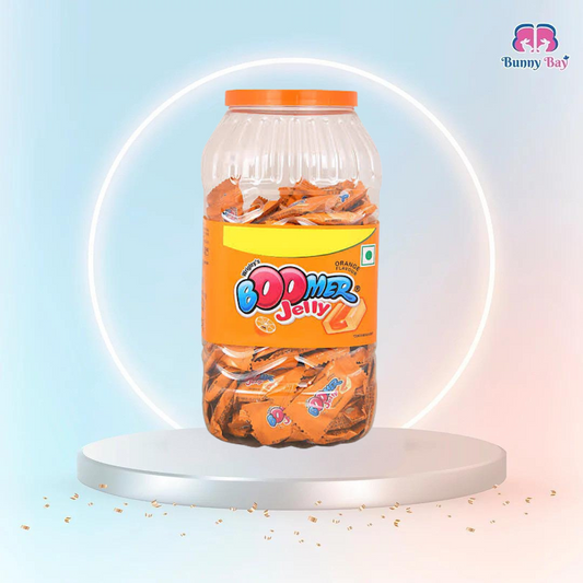 Boomer Jelly Box | Orange Flavour| Chew Gum | Pack Of 50