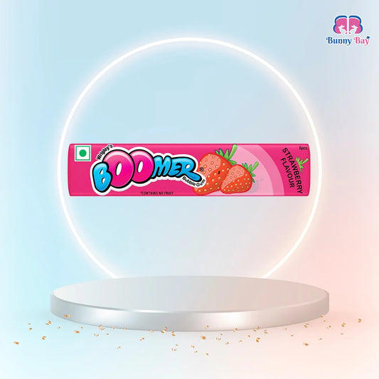 Boomer Stick | Strawberry Flavour | Chew Gum | Indian Flavour