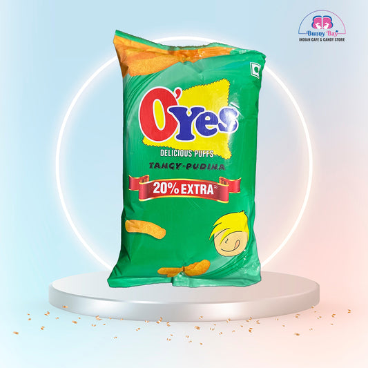 O'YES  | BIG PACK | 75GM | TANGY PUDHINA (BIG PACK)